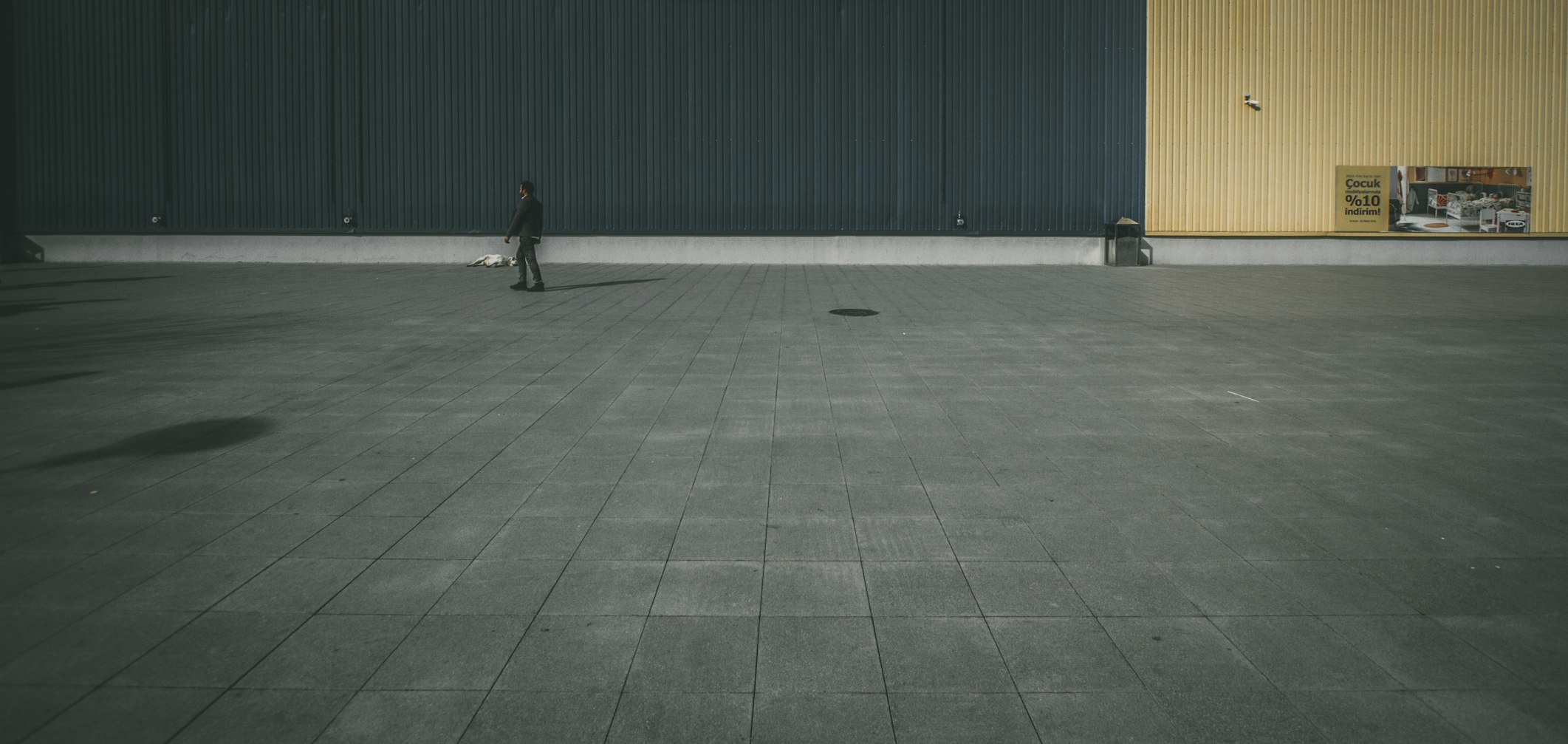 Close-up of vinyl flooring texture